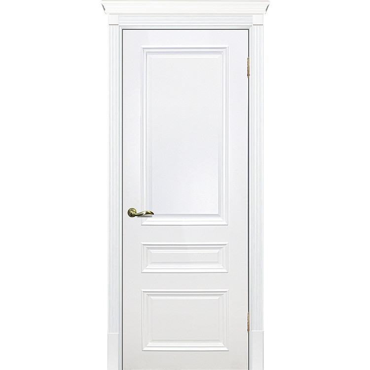 Купить Дверь межкомнатная Текона Смальта 06 белое RAL 9003 глухое 2000х600 мм