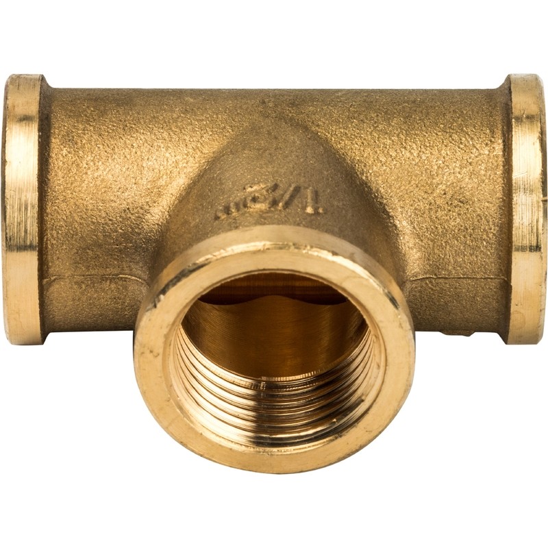 

Тройник Stout SFT-0019-000012 1/2 дюйма с внутренней резьбой, Желтый