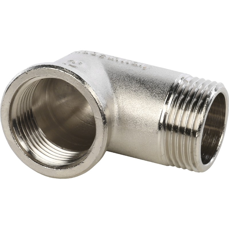 

Угольник Stout SFT-0012-000001 1 дюйм никелированный с внутренней и наружной резьбой, Серый