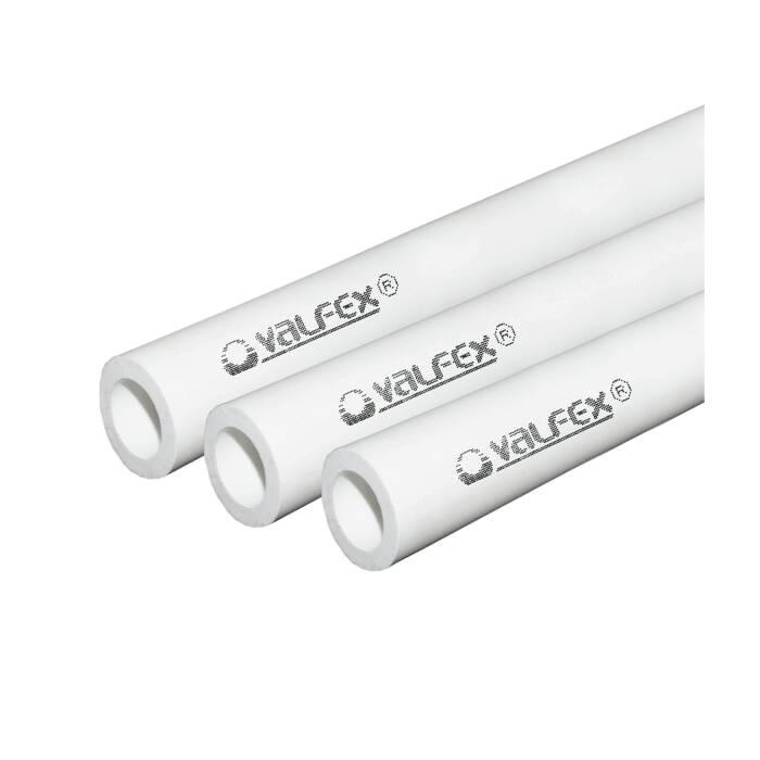 

Труба PP-R белая Дн 40х3,7 Ру10 SDR11 Т<20С L=4м VALFEX 10103040