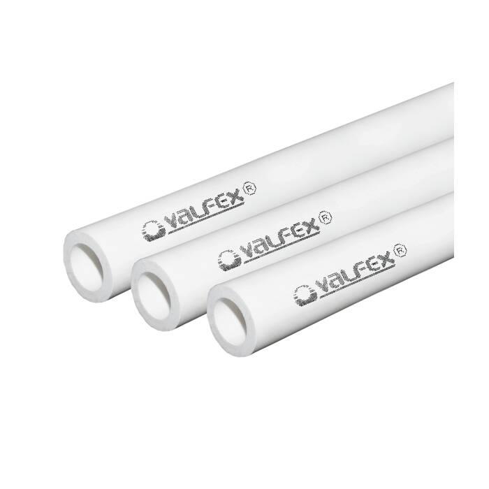 

Труба PP-R белая Дн 40х6,7 Ру20 SDR6 Т<80С L=4м VALFEX 10102040