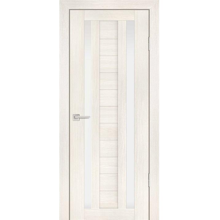 Купить Дверь межкомнатная Profilo Porte PS-15 экошпон Эшвайт мелинга стекло белый сатинат 2000х900 мм