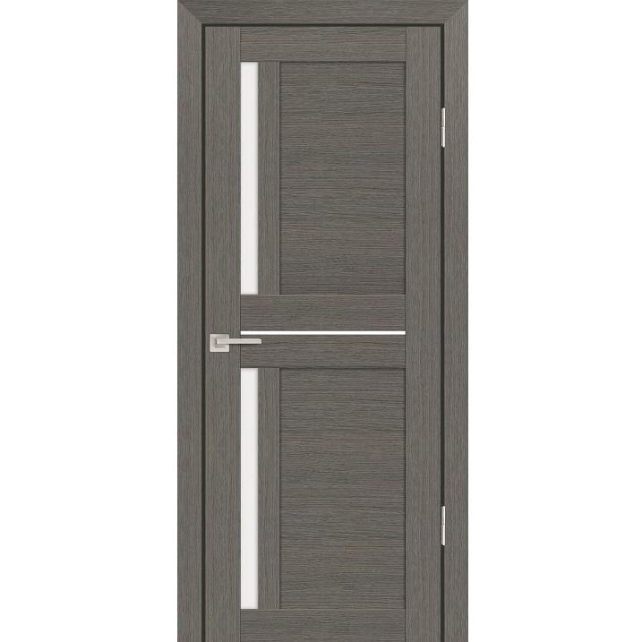 

Дверь межкомнатная Profilo Porte PS-19 экошпон Грей мелинга стекло белый сатинат 1900х550 мм
