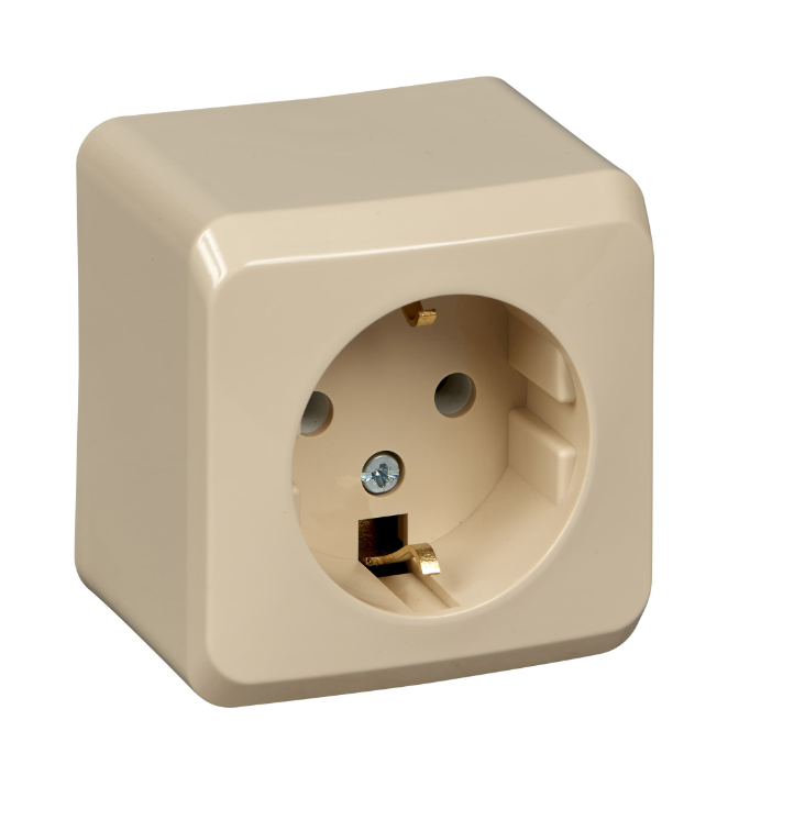 

Розетка Schneider Electric Этюд PA16-004D, Бежевый