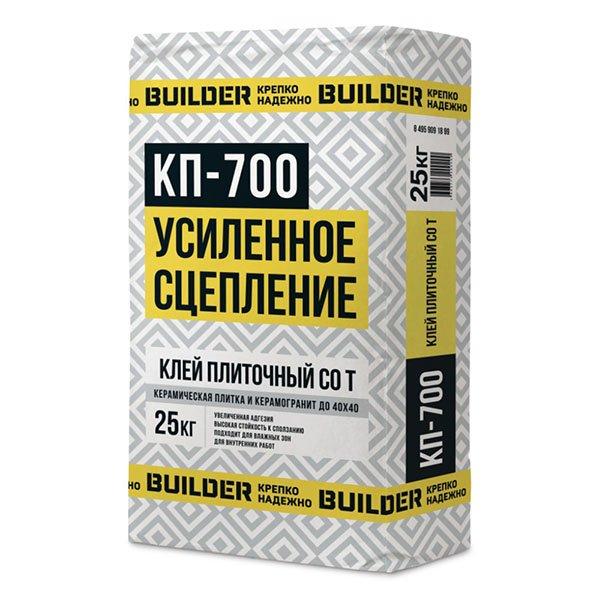 

Клей для плитки Builder КП-700 С0Т 25 кг, Серый
