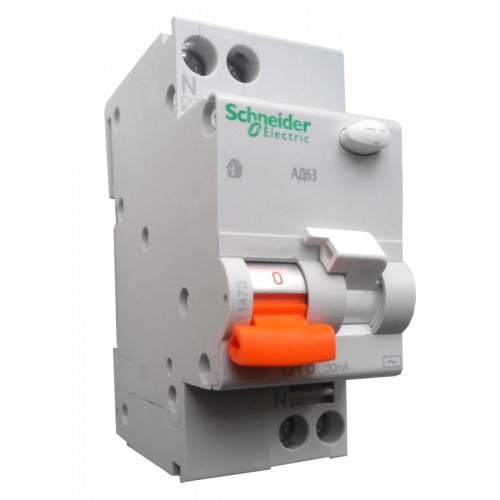 

Автомат дифференциальный 2P Schneider Electric АД63 300мА 40А
