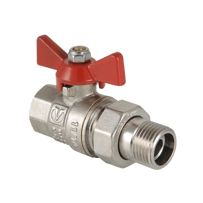 

1″ Valtec Base ВР/НР, Кран шаровой полнопроходной с полусгоном (бабочка)
