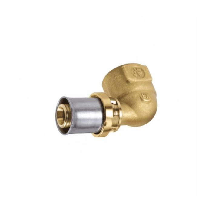 

Угольник МП/PE-X латунь пресс RM129 Дн 16х1/2"х90гр ВР Giacomini RM129Y033