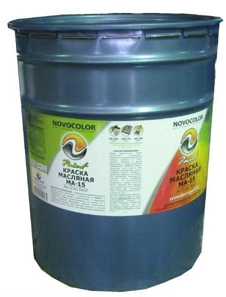Novocolor МА-15, 20 кг, Краска масляная