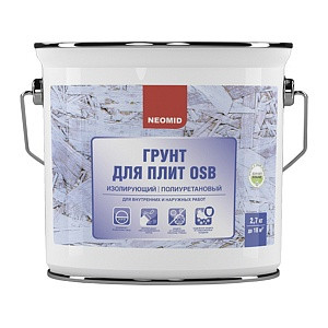 

Грунт для плит Osb изолирующий neomid 2.7 кг.