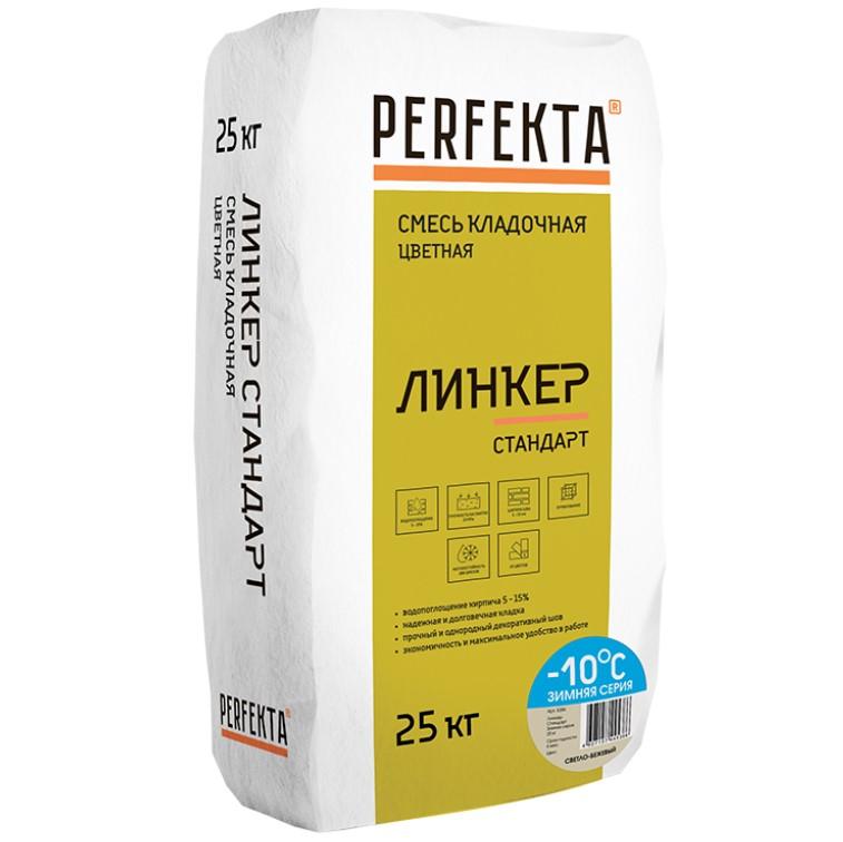 

Смесь кладочная Perfekta Линкер Стандарт Зимняя серия светло-бежевый 25 кг