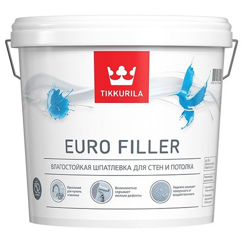 Купить Влагостойкая шпатлевка Tikkurila Euro Filler 10л