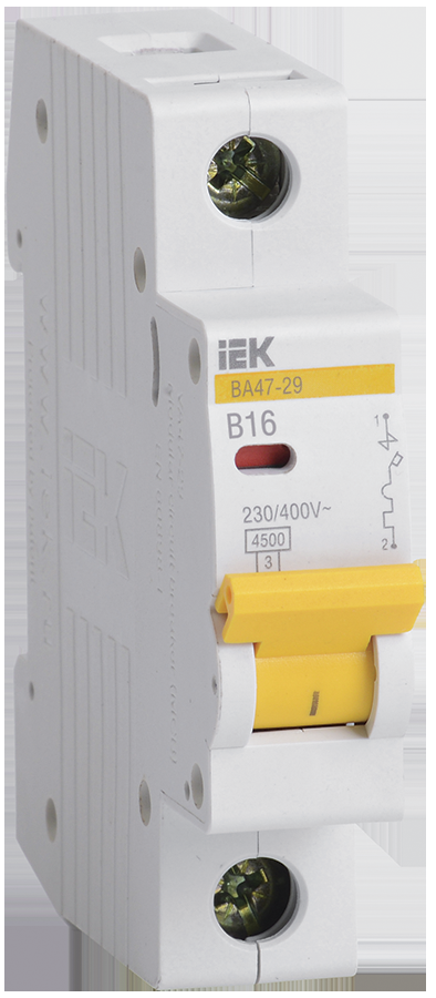 Купить Автоматический Выключатель Дифференциального Тока IEK MVA20-1-016-B 16 А