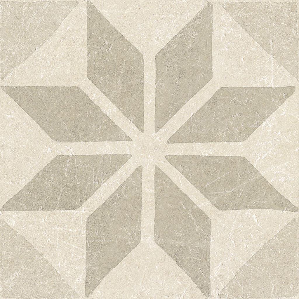 Керамическая плитка для пола Decor STAR Ivory 20х20 (ун,плитка) 1к-1,04м(26шт)/74,88м