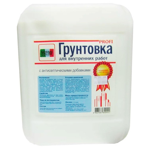 

Грунтовка проникающая Norme Color Profi для внутренних работ 5 л