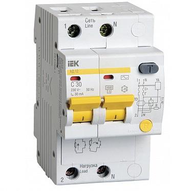 Купить Автоматический выключатель дифференциального тока IEK АД12 2Р MAD10-2-032-C-030