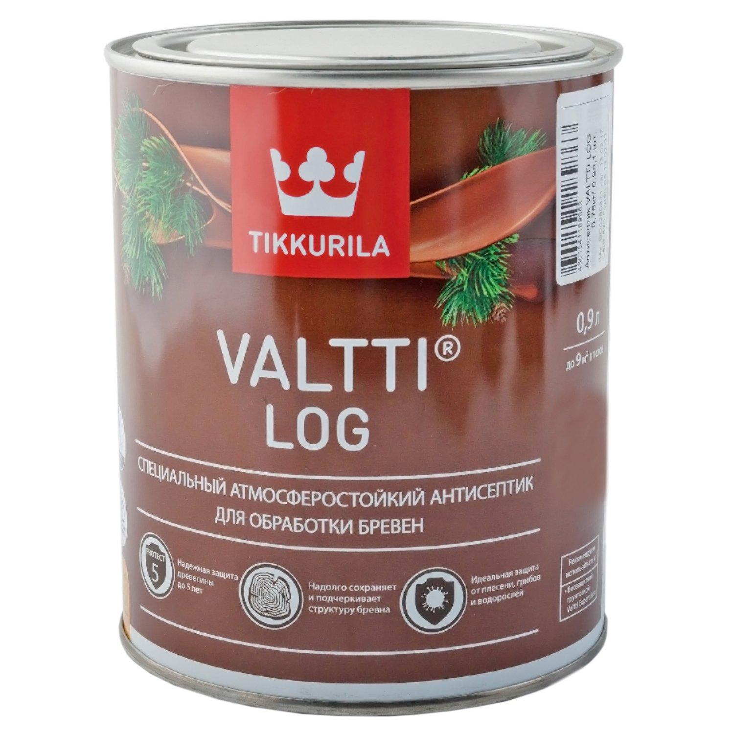 Купить Антисептик Tikkurila Valtti Log EC 0,9 л