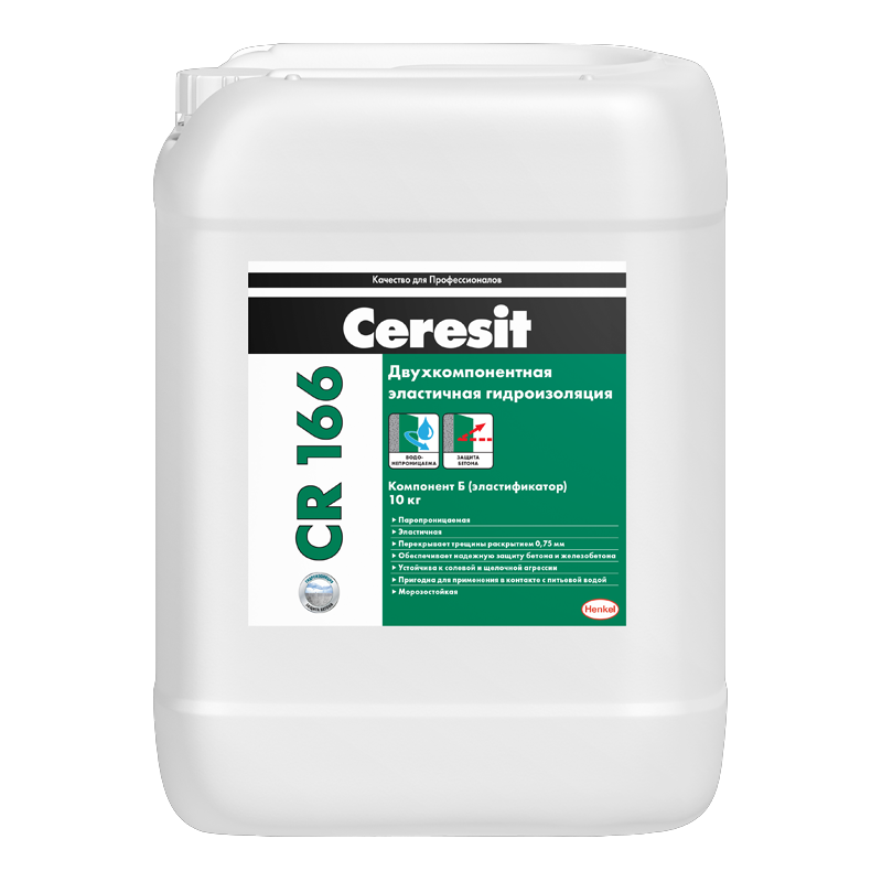 Купить Масса гидроизоляционная Ceresit CR 166 компонент Б 10 кг