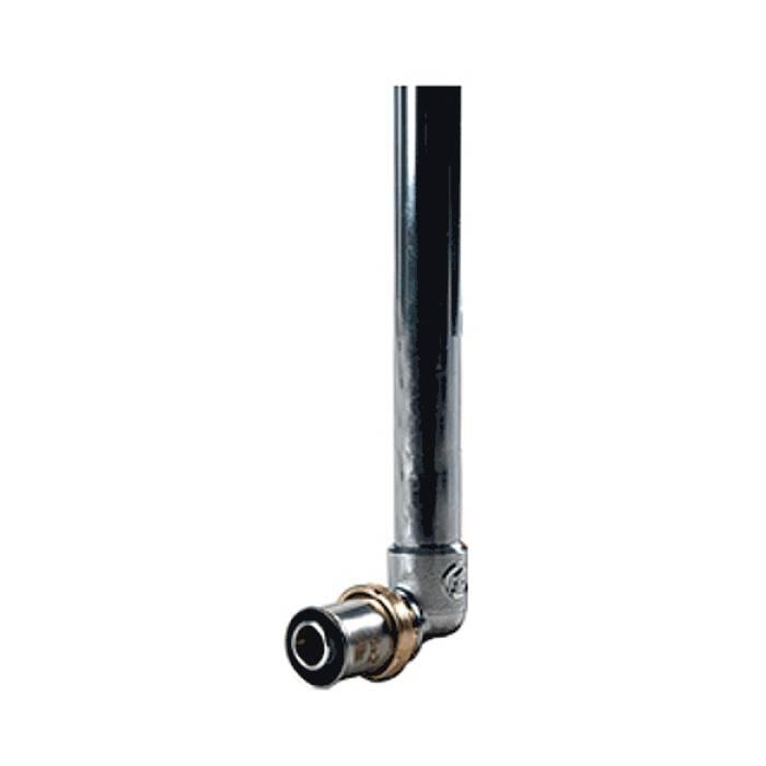 Купить Угольник МП для подключения труб к радиатору латунь пресс RM128 Дн 16х90гр Giacomini RM128X034
