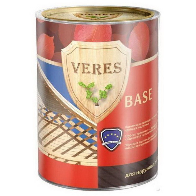 Купить Состав грунтовочный для древесины Veres Base 0,9 л