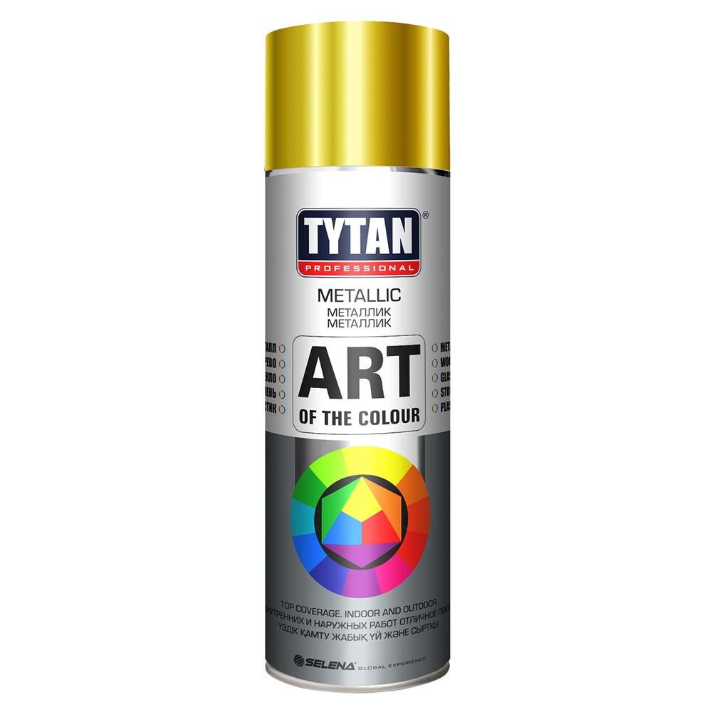 Аэрозольная краска Tytan Professional art of the colour золото металлик 400 мл