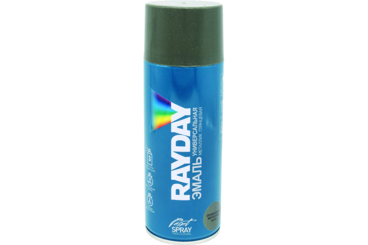 Купить Rayday краска аэрозоль акрил. металлик оливковый 520 мл 12 PM-0009 135023