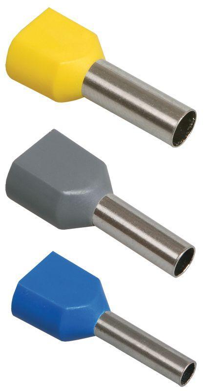 

Наконечник-гильза изол. НГИ2 0.5-8 оранж. (уп.100шт) IEK UTE10-D1-8-100