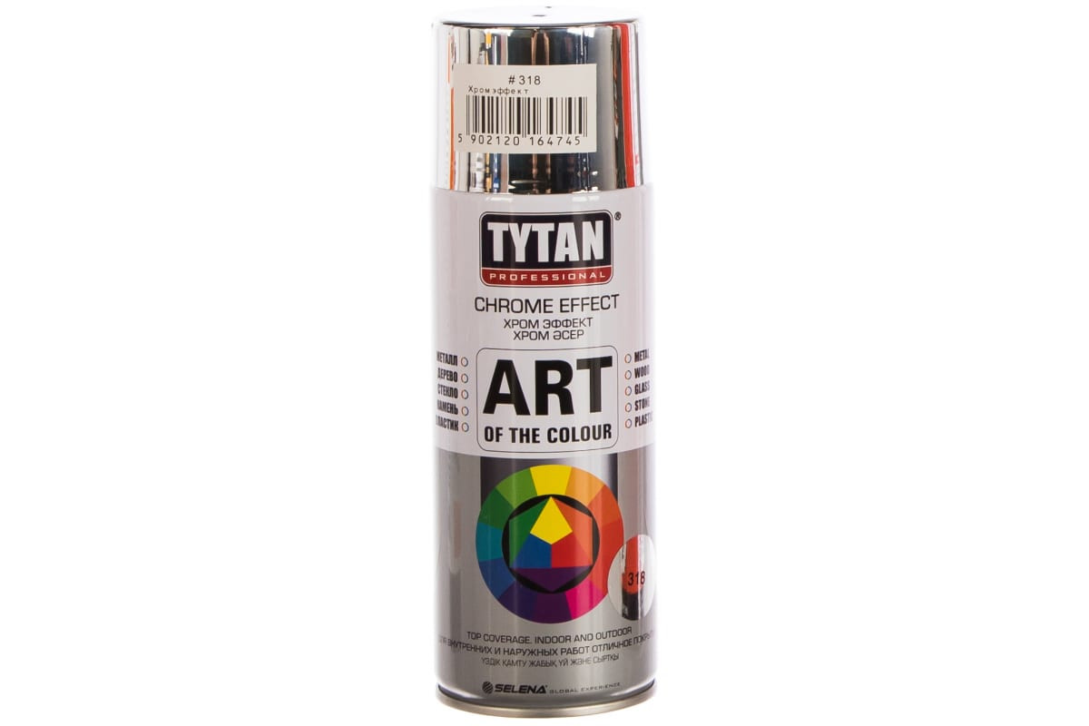 Купить Аэрозольная краска Tytan Professional art of the colour хром 400 мл