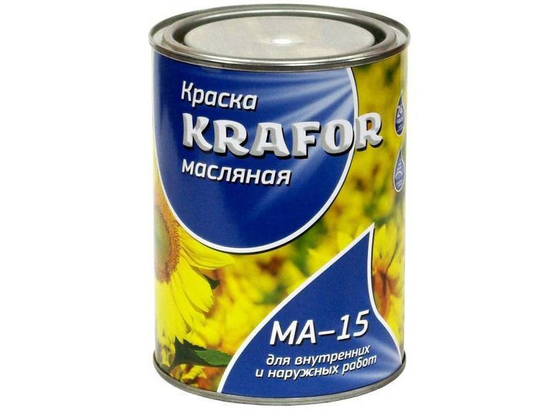 Купить KRAFOR Краска МА-15 сурик 1 кг 14 26369