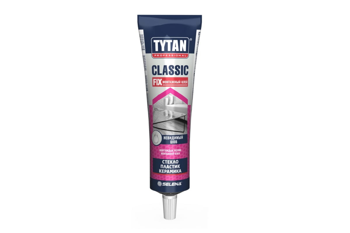Купить Монтажный каучуковый клей Tytan Professional classic fix прозрачный 100 мл