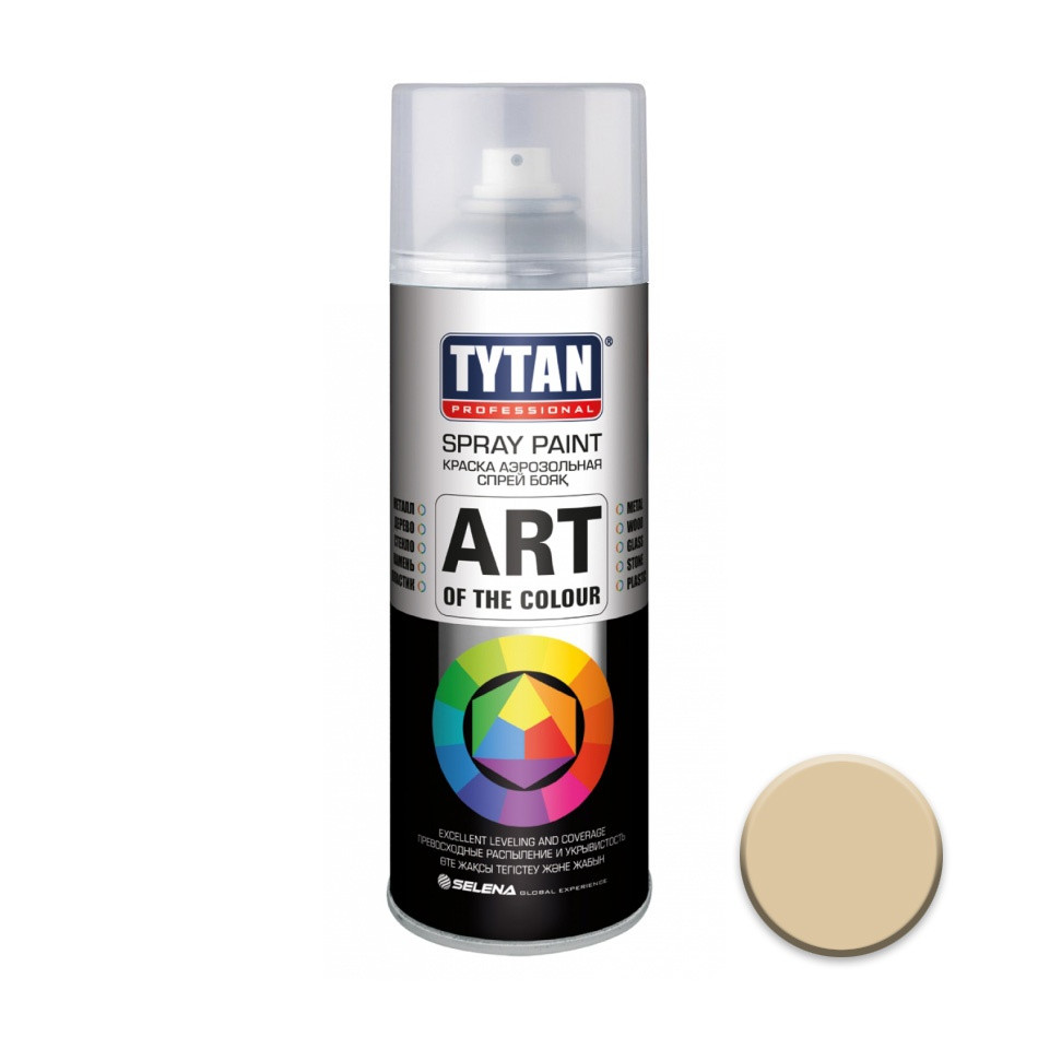 Аэрозольная краска Tytan Professional art of the colour бежевый 1014 400 мл