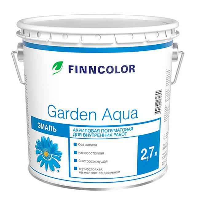 Купить Эмаль акриловая Finncolor Garden Aqua A 2,7 л