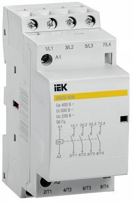 

Контактор модульный IEK MKK11-25-22 КМ25-22М AC