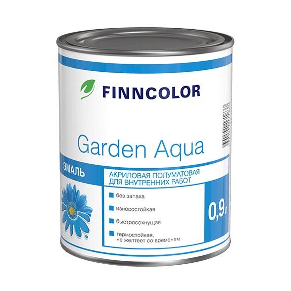Купить Эмаль акриловая Finncolor Garden Aqua A 0,9 л