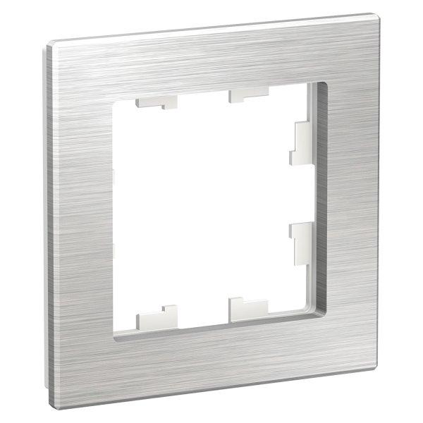 Купить Рамка одноместная Schneider Electric AtlasDesign Nature ATN312101 металл серебро