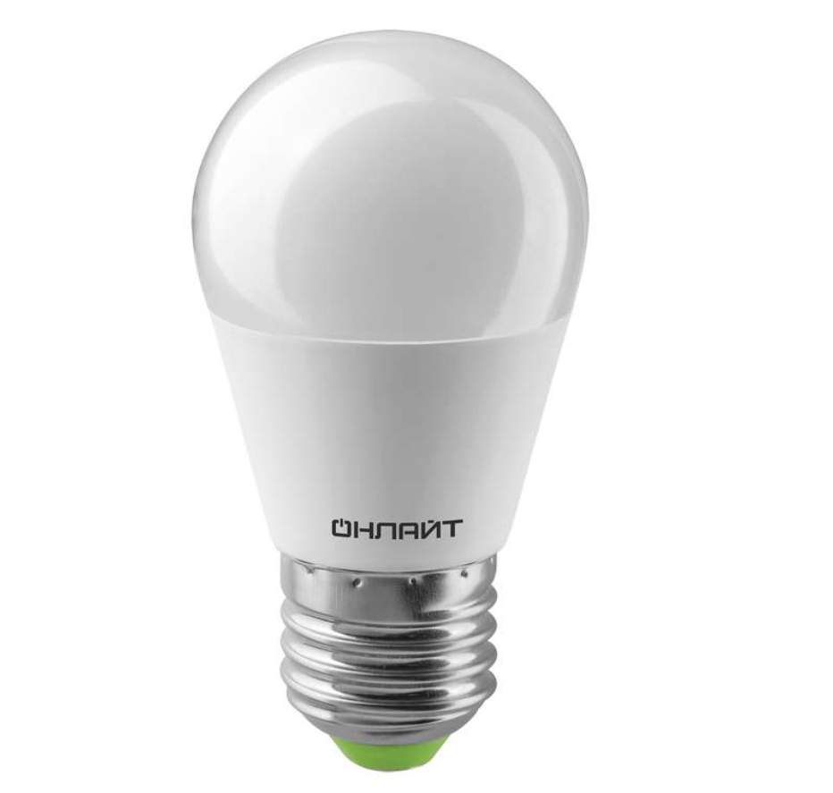 Купить Лампа светодиодная Онлайт 61970 OLL-G45-10-230-6.5K-E27
