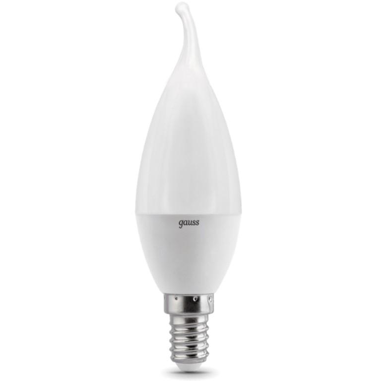 Купить Лампа светодиодная Gauss Elementary Свеча на ветру 6W 450lm 4100K Е14 63126