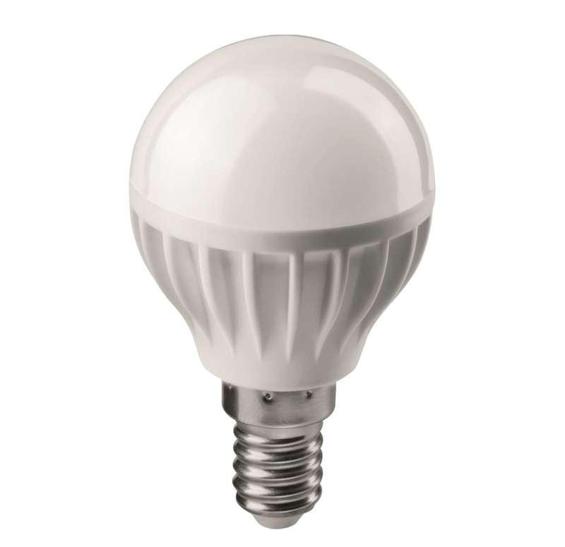 Купить Лампа светодиодная 71 643 OLL-G45-6-230-2.7K-E14 6Вт шар 2700К тепл. бел. E14 450лм 176-264В ОНЛАЙТ 71643