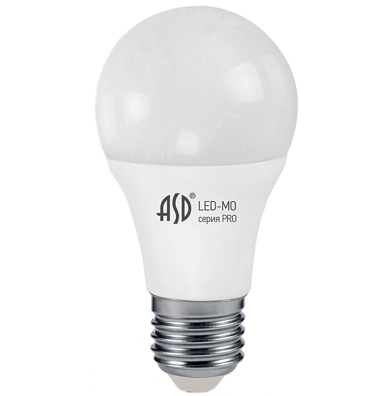 Купить Лампа светодиодная ASD LED-MO-24/48V-PRO низковольтная 7,5W Е27 24-48В