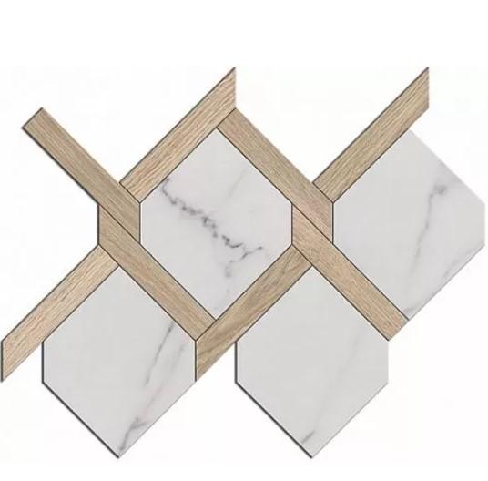 

Декор керамический Kerama Marazzi Монте Тиберио наборный 495х402 мм, Белый