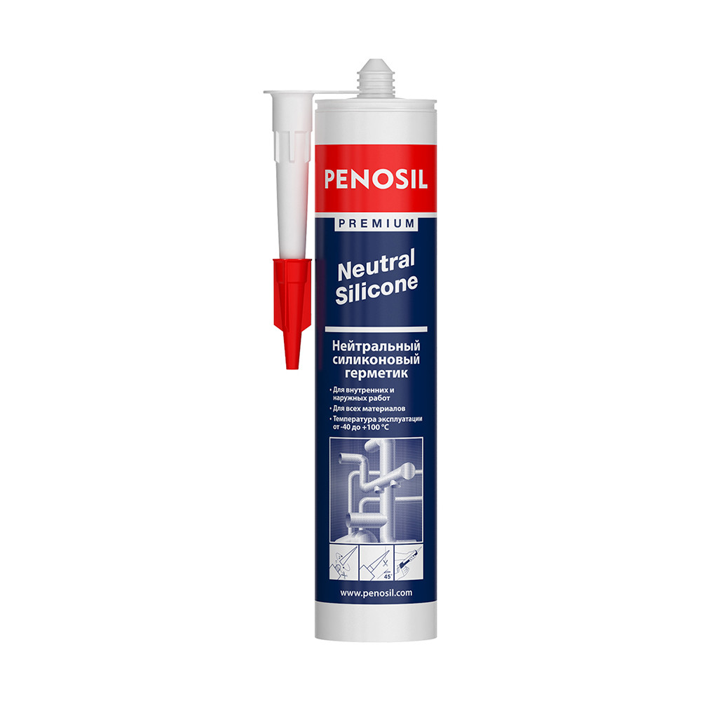 Купить Герметик силиконовый Penosil Premium нейтральный белый 280 мл