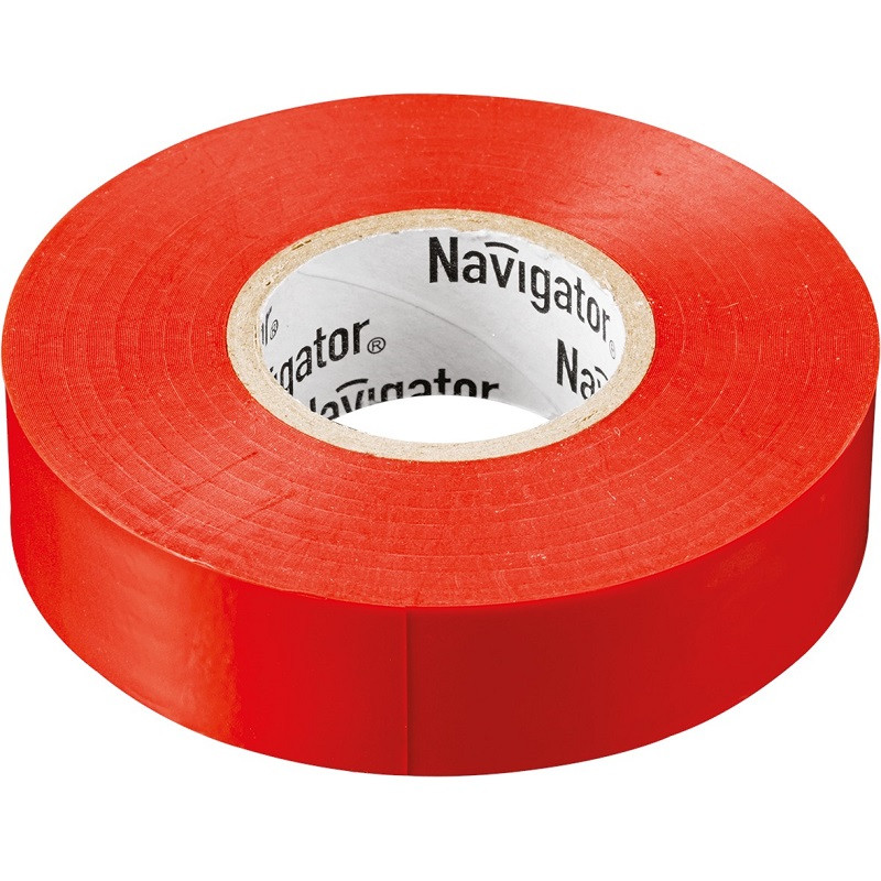 Купить Изолента ПВХ Navigator 15 мм красная NIT-B15-20/R
