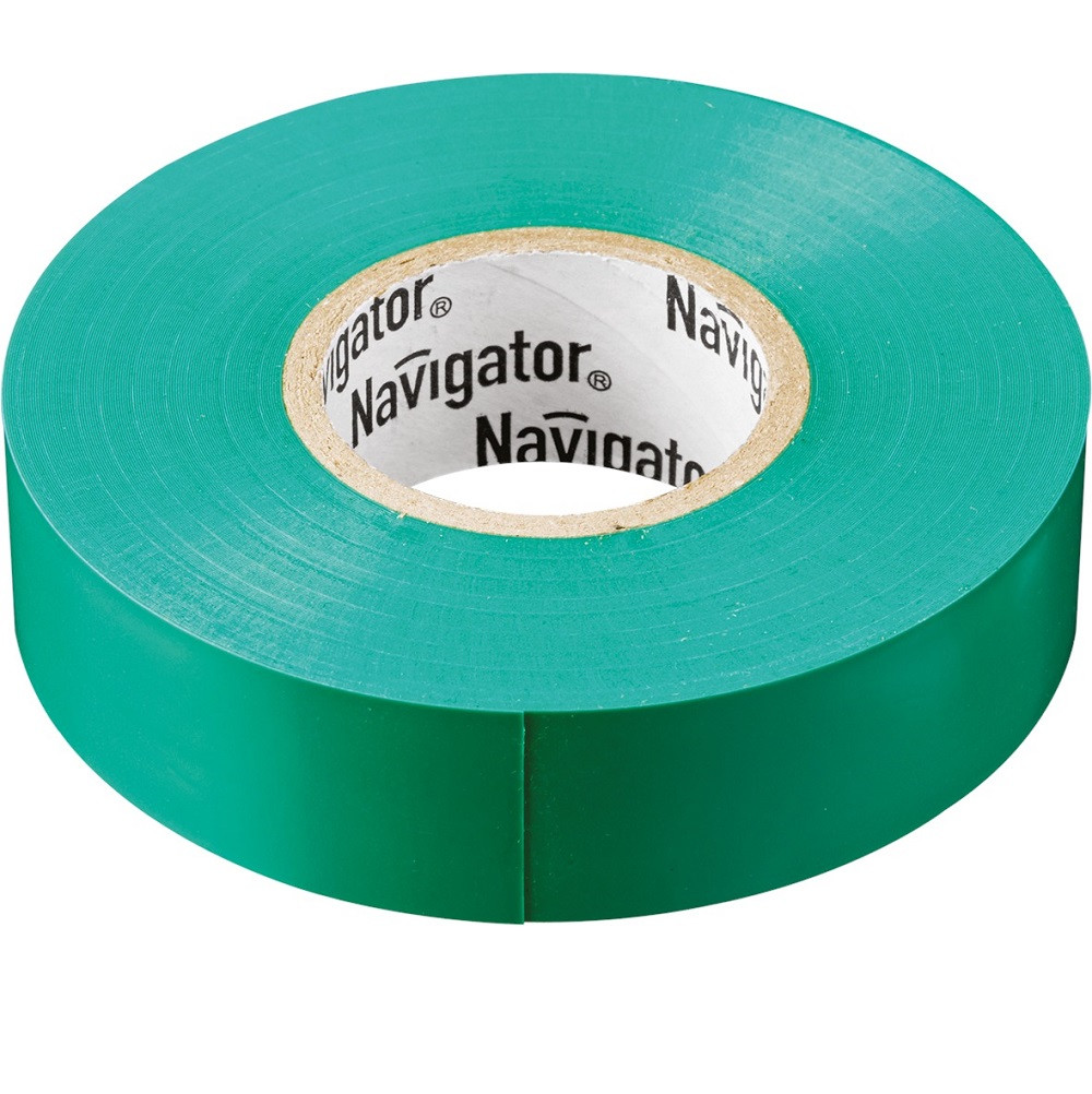 Купить Изолента ПВХ Navigator 19 мм зеленая NIT-A19-20/G