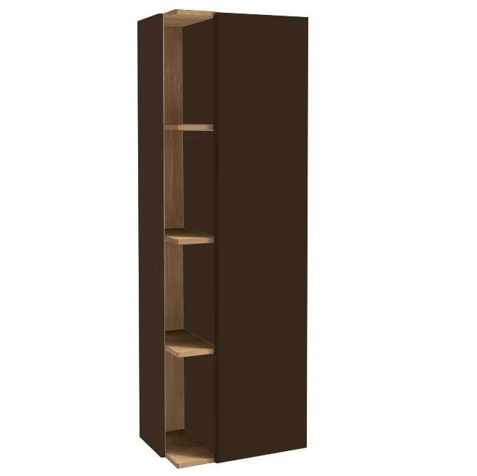 Купить Шкаф-колонна Jacob Delafon Terrace EB1179D-N23 правосторонний 1500х500х350 мм ледяной коричневый лак