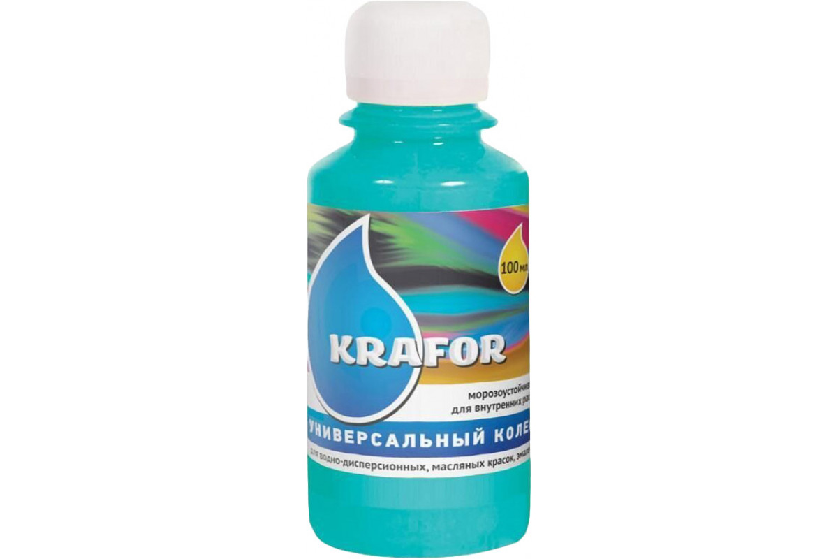 Купить Krafor колер универсальный №15 морская волна 100 мл 32165