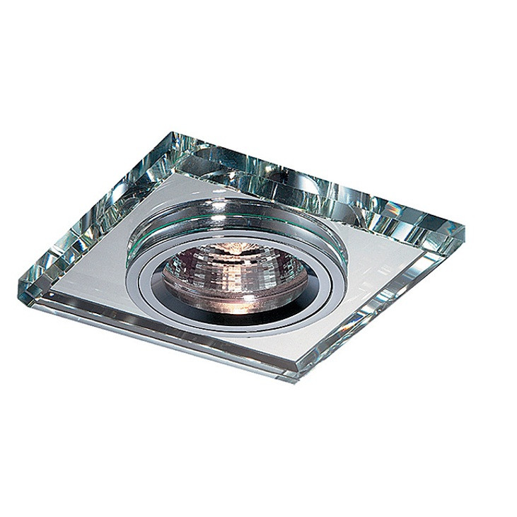 Купить Светильник встраиваемый Novotech Mirror 369435 NT10 234 хром/зеркальный GX5.3 50W 12V