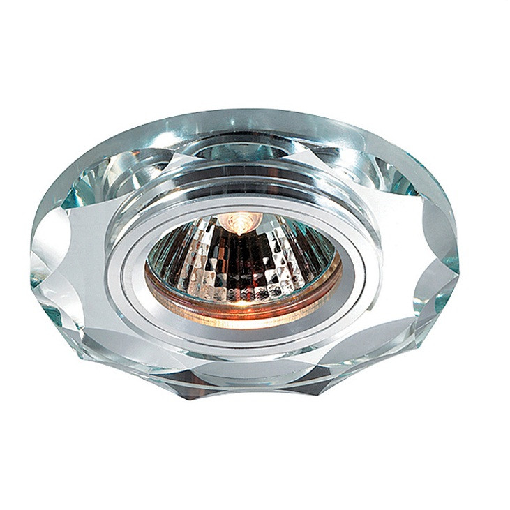 Купить Светильник встраиваемый Novotech Mirror 369762 NT12 237 алюминий/зеркальный GX5.3 50W 12V