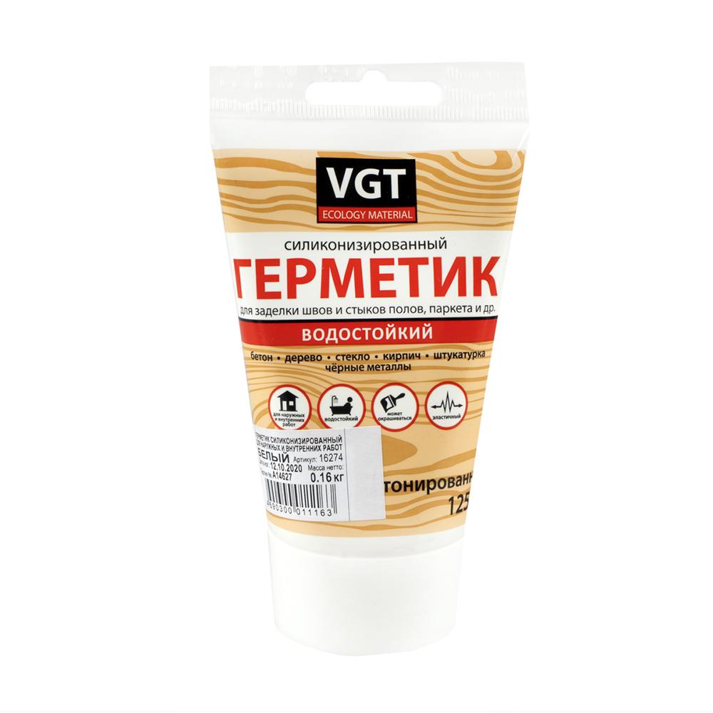 Купить Герметик силиконизированный VGT для пола сосна 0,16 кг