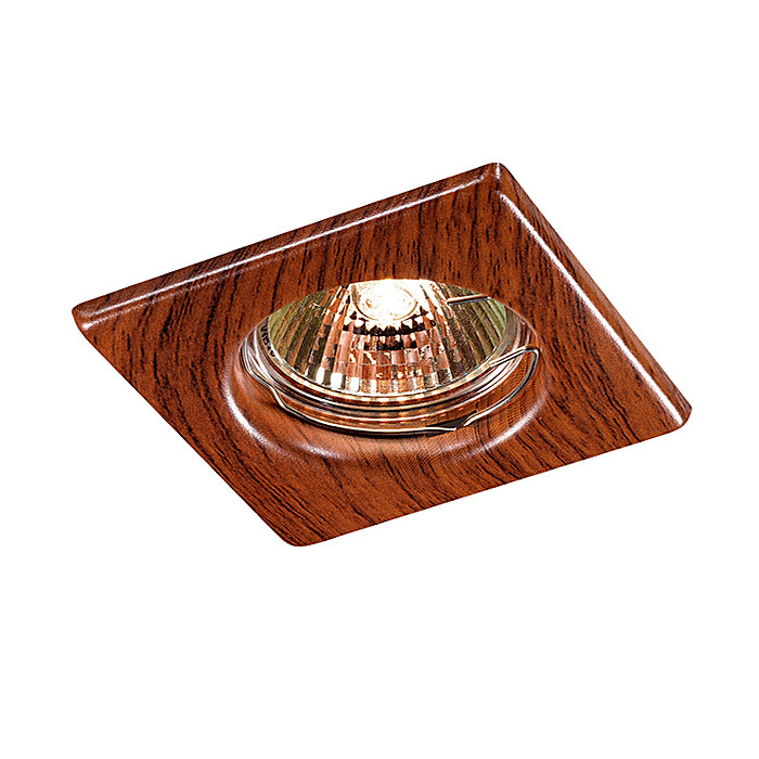 

Светильник встраиваемый Novotech Wood 369717 NT12 271 красное дерево GX5.3 50W 12V