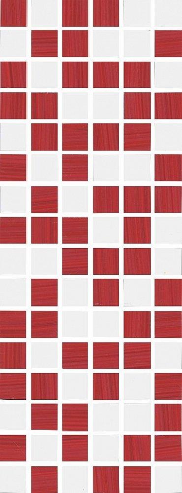 

Декор керамический Kerama Marazzi Салерно мозаичный 15х40 см, Красный
